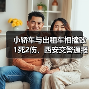 小轿车与出租车相撞致1死2伤，西安交警通报（图3）