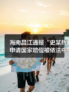海南昌江通报“史某辉申请国家赔偿被依法中止办理”：迅速成立联合调查组（图4）
