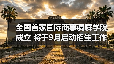 全国首家国际商事调解学院成立 将于9月启动招生工作（图4）