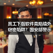 员工下载软件竟陷境外窃密陷阱？国安部警示关键风险（图1）