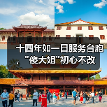十四年如一日服务台胞, 十四年如一日服务台胞,