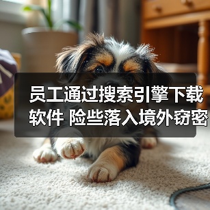 员工通过搜索引擎下载软件 险些落入境外窃密陷阱