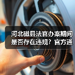 河北磁县法官办案期间是否存在违规？官方通报最新进展（图2）