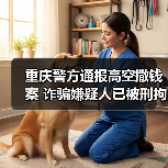 重庆警方通报高空撒钱案 诈骗嫌疑人已被刑拘