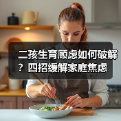 二孩生育顾虑如何破解？四招缓解家庭焦虑
