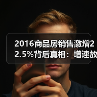 2016商品房销售激增22.5%背后真相：增速放缓与区域差异