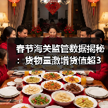 春节海关监管数据揭秘:货物量激增货值超3亿?(图1) 春节海关监管数据揭秘:货物量激增货值超3亿?(图1)