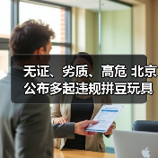 无证、劣质、高危 北京公布多起违规拼豆玩具案