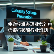 生僻字难办理业务？中信银行破解行业难题
