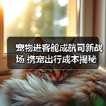 宠物进客舱成航司新战场 携宠出行成本揭秘
