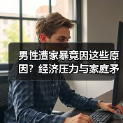 男性遭家暴竟因这些原因？经济压力与家庭矛盾成主因（图1）