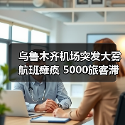 乌鲁木齐机场突发大雾航班瘫痪 5000旅客滞留如何应对?(图4) 乌鲁木齐机场突发大雾航班瘫痪 5000旅客滞留如何应对?(图4)