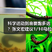科学运动到底要跑多远？张文宏建议1/10马拉松即可