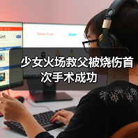 少女火场救父被烧伤首次手术成功(图1) 少女火场救父被烧伤首次手术成功(图1)