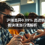 沪指高开0.09% 高送转板块领涨行情解析（图1）