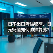 日本出口降幅收窄，日元贬值如何助推复苏？（图1）