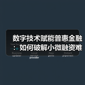 数字技术赋能普惠金融：如何破解小微融资难题？（图4）