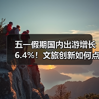 五一假期国内出游增长6.4%!文旅创新如何点燃消费热潮?(图4) 五一假期国内出游增长6.4%!文旅创新如何点燃消费热潮?(图4)