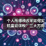 个人所得税改革如何实现量能课税?三大方向深度解析(图3) 个人所得税改革如何实现量能课税?三大方向深度解析(图3)