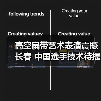 高空扁带艺术表演震撼长春 中国选手技术待提升（图3）