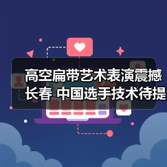 高空扁带艺术表演震撼长春 中国选手技术待提升（图4）