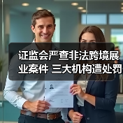 证监会严查非法跨境展业案件 三大机构遭处罚(图1) 证监会严查非法跨境展业案件 三大机构遭处罚(图1)