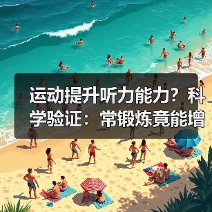运动提升听力能力?科学验证:常锻炼竟能增强耳朵敏锐度!(图2) 运动提升听力能力?科学验证:常锻炼竟能增强耳朵敏锐度!(图2)