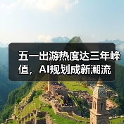五一出游热度达三年峰值,AI规划成新潮流(图4) 五一出游热度达三年峰值,AI规划成新潮流(图4)