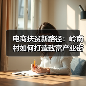 电商扶贫新路径：岭南村如何打造致富产业街？（图4）