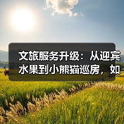 文旅服务升级:从迎宾水果到小熊猫巡房,如何打造情绪价值新体验?(图2) 文旅服务升级:从迎宾水果到小熊猫巡房,如何打造情绪价值新体验?(图2)