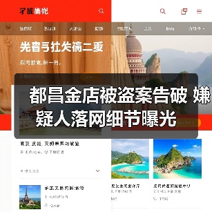 都昌金店被盗案告破 嫌疑人落网细节曝光（图1）