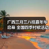 广西三月三八桂嘉年华启幕 全国四季村歌活动正式拉开帷幕（图3）