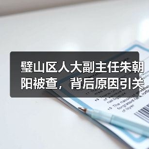 璧山区人大副主任朱朝阳被查，背后原因引关注（图4）