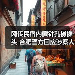 网传民宿内藏针孔摄像头 合肥警方回应涉案人员刑拘（图2）