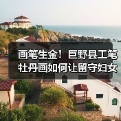 画笔生金！巨野县工笔牡丹画如何让留守妇女“吃上文化饭”？（图4）
