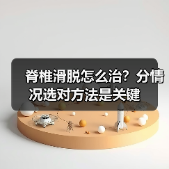 脊椎滑脱怎么治？分情况选对方法是关键