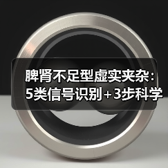 脾肾不足型虚实夹杂：5类信号识别+3步科学调理方案