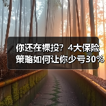 你还在裸投？4大保险策略如何让你少亏30%？