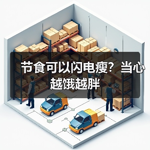 节食可以闪电瘦？当心越饿越胖（图3）