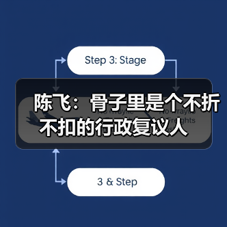 陈飞：骨子里是个不折不扣的行政复议人（图1）