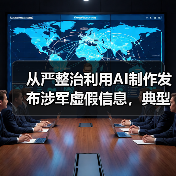 从严整治利用AI制作发布涉军虚假信息，典型案例公布（图1）