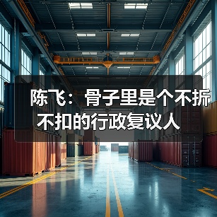 陈飞:骨子里是个不折不扣的行政复议人(图2) 陈飞:骨子里是个不折不扣的行政复议人(图2)