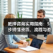 抵押咨询实用指南：5步搞懂资质、流程与避坑技巧（图4）